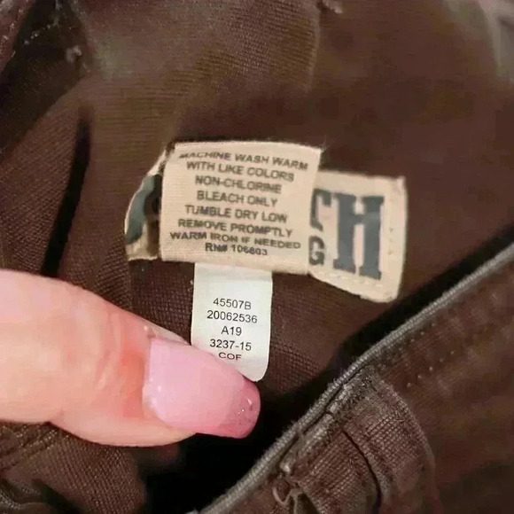 Duluth Trading Sz 48 x 30 Flex Fire Hose Relaxed Fit Cargo Work Pant oil stains - Picture 13 of 16